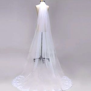 Cathedral length veil